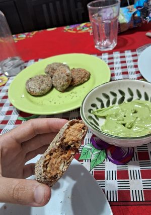 Una foto de Croquetas de garbanzos