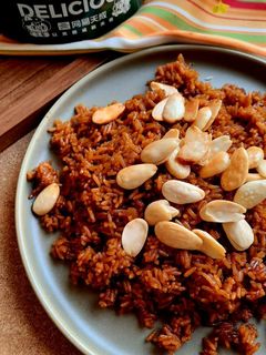 صورة لوصفة رز بدبس الرمان