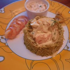 A picture of Spinach Rice.
