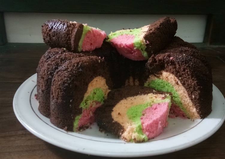 Bolu Kukus Warna Warni