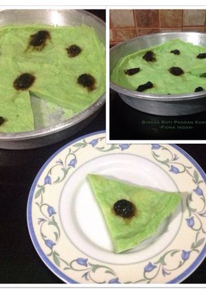 Foto resep Bingka Roti Pandan Kukus