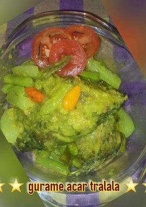 Foto resep ⭐⭐ gurame acar tralala ⭐⭐