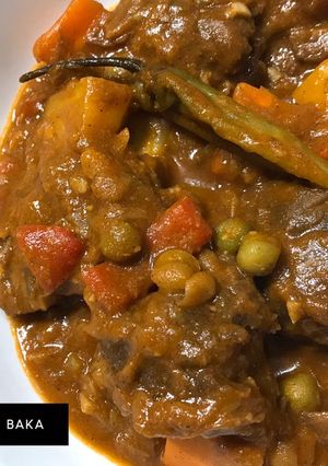 A picture of Beef Caldereta.
