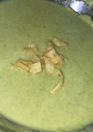 صورة لوصفة شوربة البروكلي