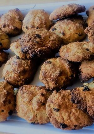 A picture of Rock cakes.