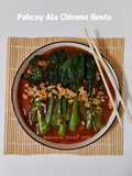 Pakcoy ala Chinese Resto