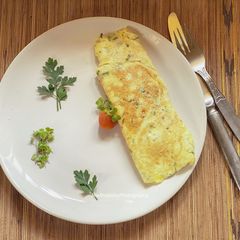 A picture of French Omelette.