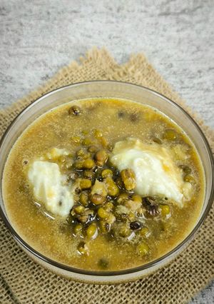 Foto resep Bubur Kacang Hijau Durian (Tanpa Gula Putih)