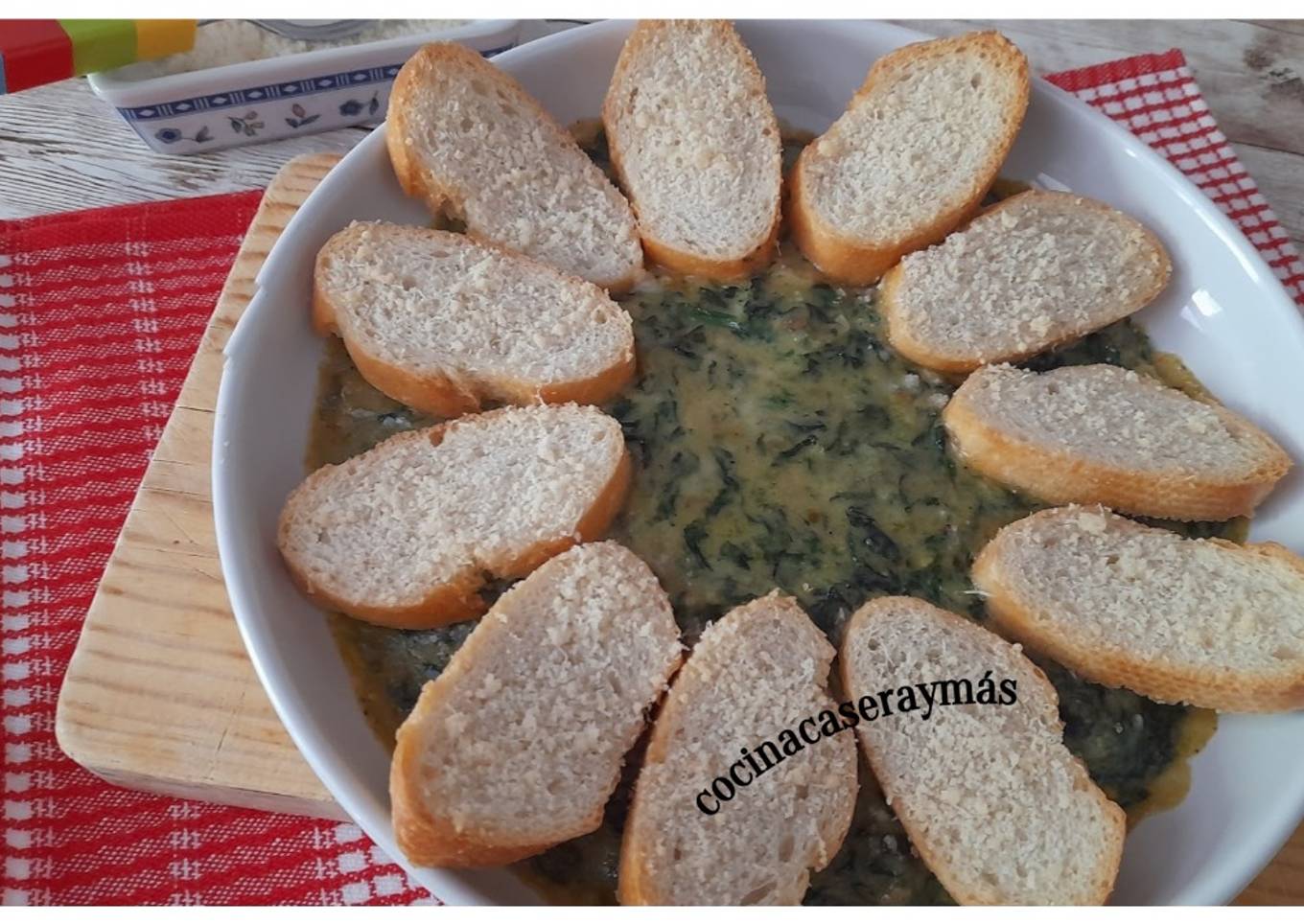 Espinacas a la crema