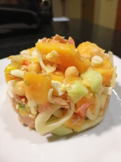 Una foto de Ensalada fría de garbanzos