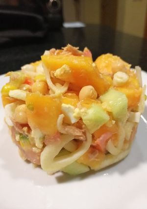 Una foto de Ensalada fría de garbanzos