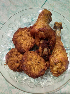 Foto resep 9. Ayam dan tempe ungkep bumbu kuning