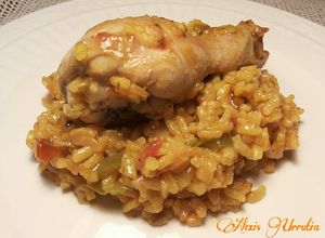 Foto principal de Arroz con pollo en sartén