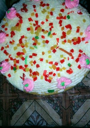 Foto resep PANDAN CHEESE CAKE ala We EL