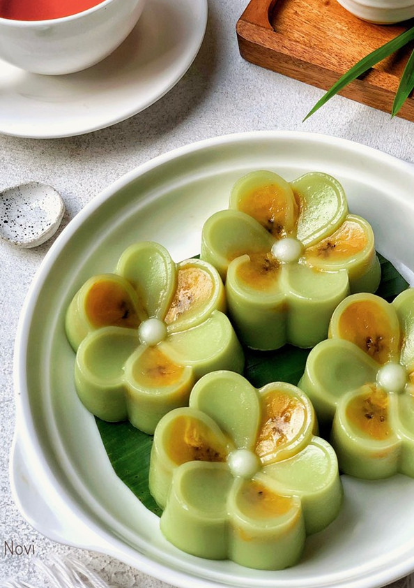 Foto resep Nagasari Pisang Pandan