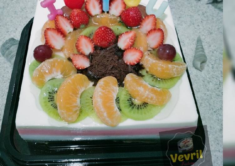 Pudding Susu Buah Vevril