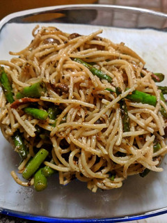 A picture of Left Over Noodles.