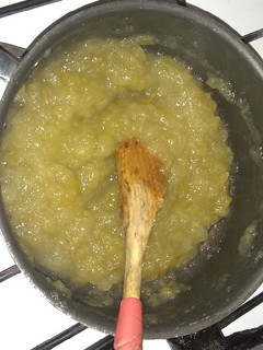 Una foto de Dulce de manzanas verdes