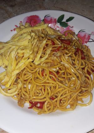 Foto resep Oseng Mie Pedas
