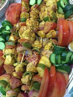 صورة لوصفة شيش طاووق الدجاج