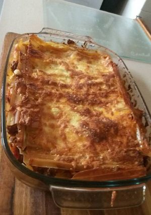 A picture of Lasagna .