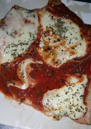 Una foto de Matambre de cerdo a la pizza