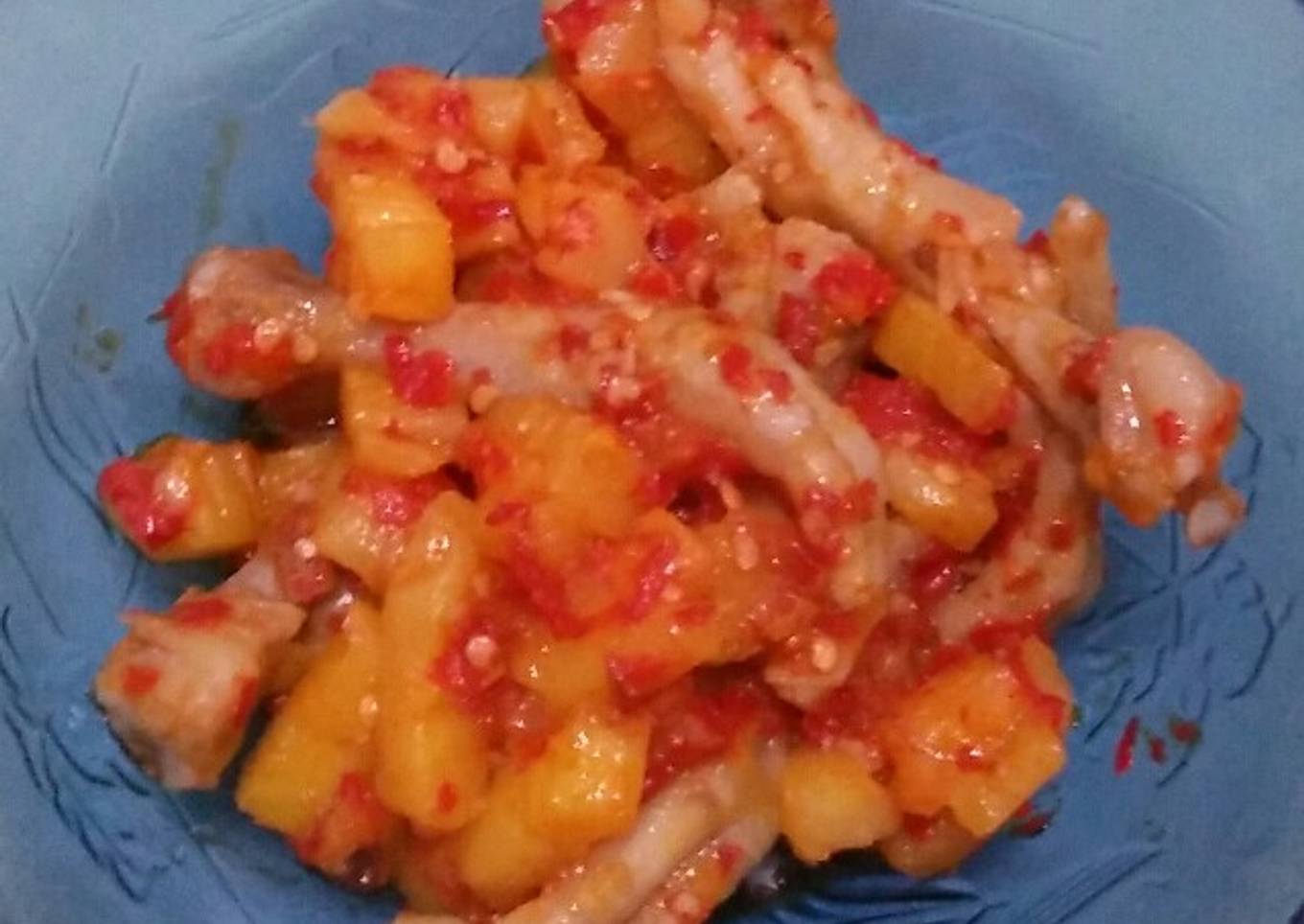 Ceker sambal nanas