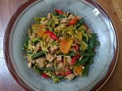 Gambar bunga pepaya tempe