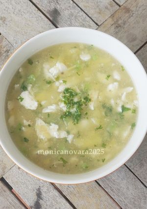 Foto resep Sup Kentang, Telur dan Peterseli