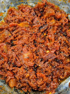 A picture of Tomato Pachadi (Tomato pickle).