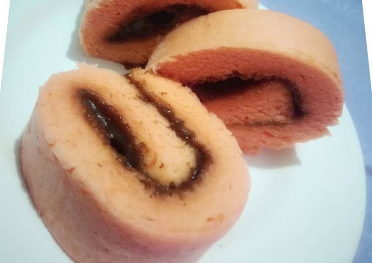 Steamed Roll Cake (1 Telur dan Super Lembuuut)