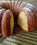 Bolo de Mel e Pera