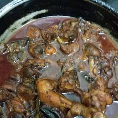 A picture of Rajasthani chicken curry.