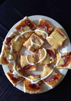 Foto resep Roti Pizza Teflon