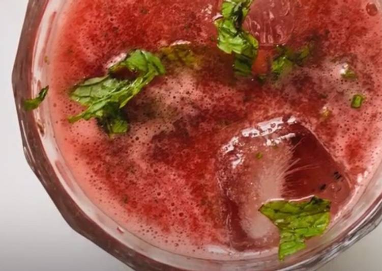 Simple Way to Prepare Favorite Summer Special Drink Watermelon Drink