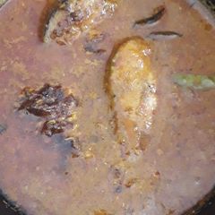 A picture of Machli ka khatta salan.