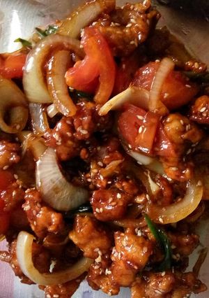 Foto resep Ayam koloke saus kungpao