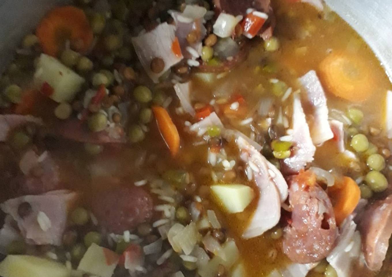Guiso de lentejas
