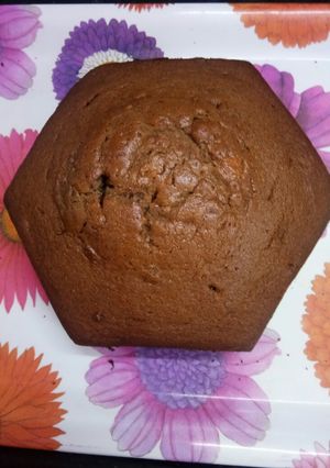 A picture of Eggless Chocolate Cake.