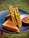 Party Special Tandoori Paneer Tawa Baked Sandwich