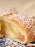 Strudel de manzana con masa de hojaldre