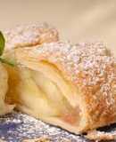 Strudel de manzana con masa de hojaldre
