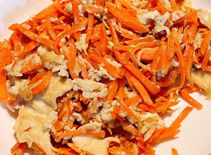 紅蘿蔔炒蛋 的食譜成品照片