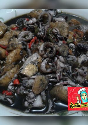 Foto resep Cumi Hitam & Tahu Coklat (Mudah, Cepat, Enak)