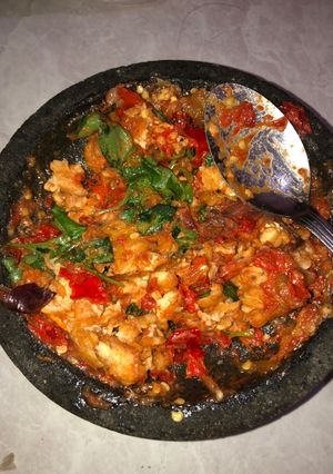Foto resep Sambel tempe penyet kemangi