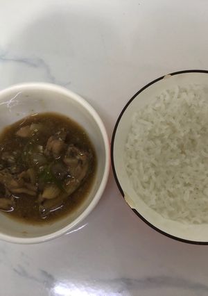 Hình của món Cháo ếch singapore em bé.