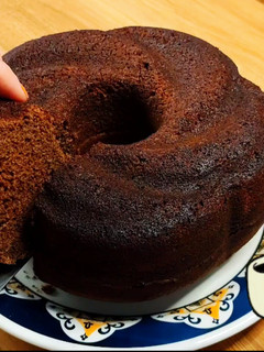 Foto de Bolo de chocolate sem farinha de trigo e bem fofinho