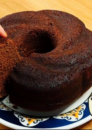 Foto de Bolo de chocolate sem farinha de trigo e bem fofinho