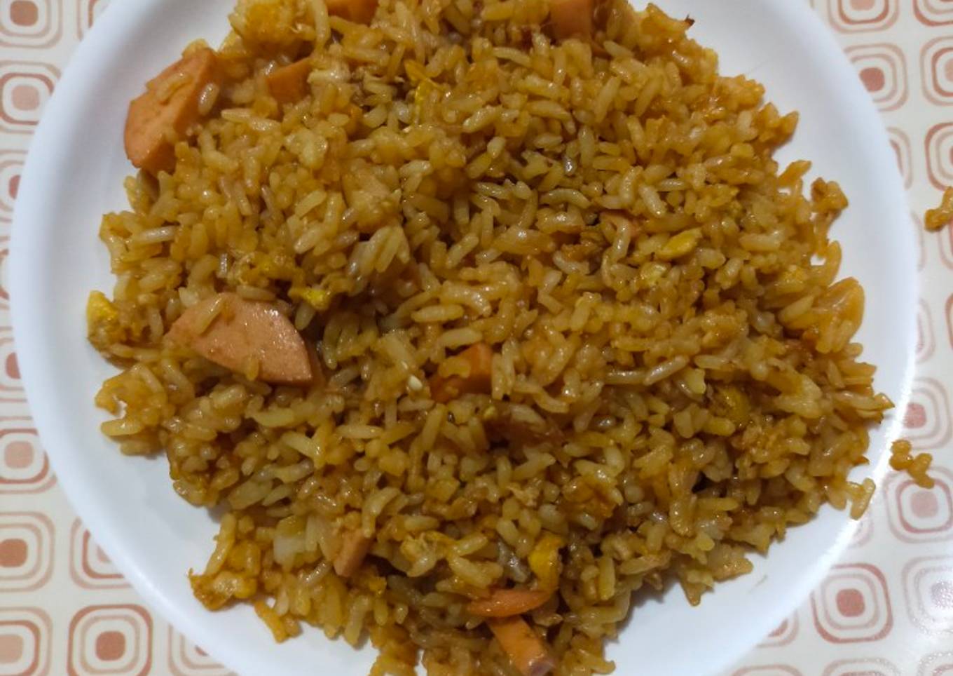 Nasi Goreng Sosis Telur #5
