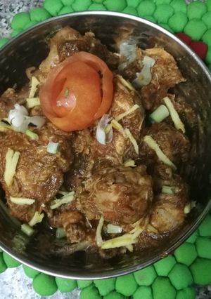 A picture of Peshawari chicken karahi.